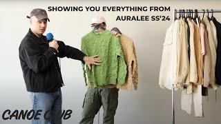 Showing you Everything from Auralee Spring/Summer '24