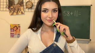 The New Girl In Class Thinks You're SO Pretty! (she thinks you're part of the popular girls) asmr