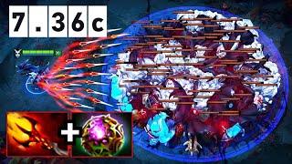 Broken Mid Queen of Pain 1600XPM Dagon + Octarine Core 32Kills One Shot Magical Dota 2