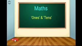 UKG Maths place value of ones and tens