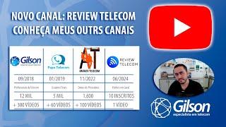 Novo Canal Review Telecom  - Conheça meus outros Canais de Telecom