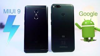 MI A1 vs Redmi Note 4 MIUI9 Speed Test, Memory Management test and Benchmark Scores