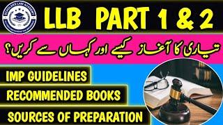 LLB part 1 and 2 Important  Books | LLB Five Year Subject Details|PU Annual Papers LLB 5 Years