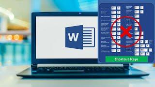 How To Fix Keyboard Shortcuts Working In Microsoft Word