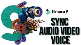 How To Sync Audio Video Songs Voice/Audio Syncing Tutorial In Filmora