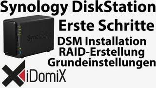 Synology DiskStation einrichten DSM installieren Grundeinstellungen