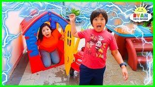 What Causes Lightning and Thunder??? |  Educational Video for kids with Ryan ToysReview