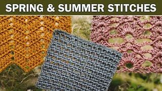 AWESOME Crochet Stitches For Spring & Summer