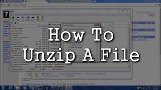 How To Unzip A File (7-Zip)