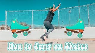 How to jump on rollerskates | Jumping for Beginners | Roller skating tutorial