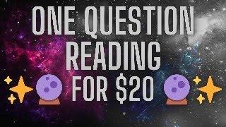 One Question Reading For $20: CashApp, PayPal, Venmo, Stripe. PAYMENT LINKS IN THE DESCRIPTION BOX!
