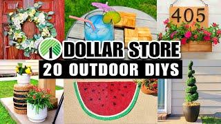 20 Outdoor Patio DIYs Using Dollar Store Supplies!