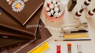 my current favorite art supplies