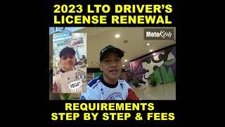 2023 LTO Driver's License Renewal | Requirements Step by Step Process Fees | 10 Years Validity