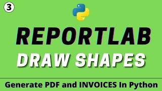 Draw Shapes in Reportlab | Reportlab Tutorial in Hindi | Create PDF and INVOICE