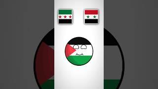 countries support syria or the syrian opposition #historyballs #countryballs