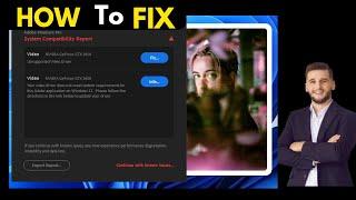 Fix Adobe Premiere Pro System Compatibility Error  SOLVED Unsupported video driver for Adobe 2025