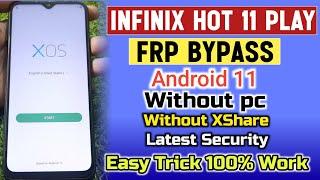 Infinix X688B Frp Bypass Android11 | Infinix Hot 10/11 Google Account Bypass Without Pc 2024