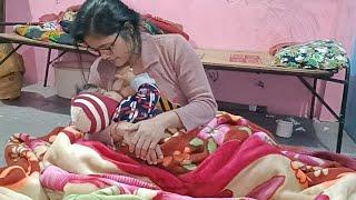 Indian desi breastfeeding vlog channel ||#VlogMyDesi #newvideo #breastfeeding #cutebaby