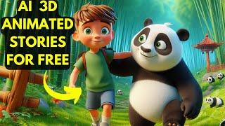 HOW TO MAKE 3D ANIMATED STORIES FOR FREE WITH AI|QUALITY & UNLIMITED