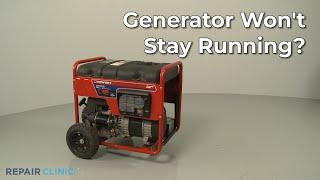 Top Reasons Generator Won't Stay Running — Generator Troubleshooting