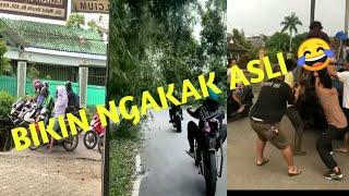 Video lucu Bikin Ngakak Saat Nyungsep Naik Motor  #videolucuterbaru #video #videolucubikinngakak