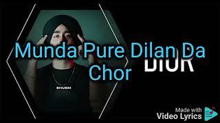 Shubh - Dior karaoke ||WorldWide|| with lyrics