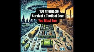 100 Affordable Survival Gear Items Every Prepper Should Own for an Emergency