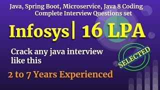 Infosys | Java | Spring Boot | Microservices | Mock Interview