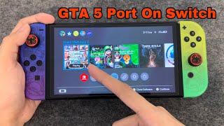 Testing GTA 5 on Nintendo Switch Gameplay