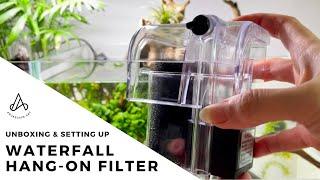 Unboxing: nano size hang-on ‘waterfall’ filter for small betta tanks