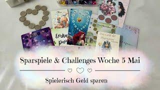 Sparspiele & Challenges Woche 5 Mai | Sparen mit der Umschlagmethode 