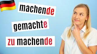 Грамматика: просто объяснение причастия I и II! Учите немецкий B1-C1