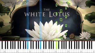 The White Lotus (Opening Credits Theme) - Renaissance (Main Titles) - (MEDIUM) Piano Tutorial
