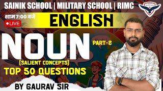 Sainik School & Military School Online Coaching |  English Noun Part -2  | Gaurav Sir