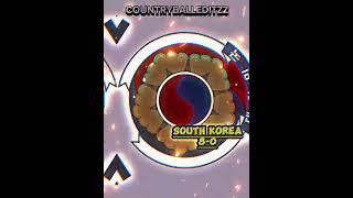 Country vs Country pt. 7 | South Korea  vs Micronesia  #shorts #country #1v1 #asia