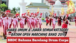 Juara Umum MARCHING BAND Display BBDC Bahana Barelang Drum Corps | Batam Open Marching Band 2019