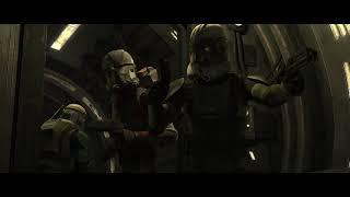 Gregor and Echo Fight Imperial Stormtroopers - The Bad Batch Season 2 Episode 14