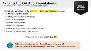 What is Github Foundations