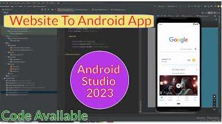 How to Create Webview App In Android Studio | Convert Any Website Into Android App | Android Studio