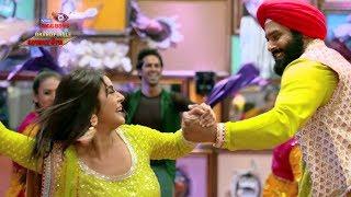 Bigg Boss 13 Shehnaaz Gill And Siddharth Shukla Break Into Bhangra Dance For The Finale