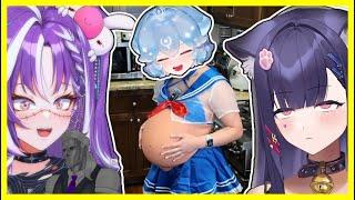 Numi and Michi React to Pregnant Bao Cosplay