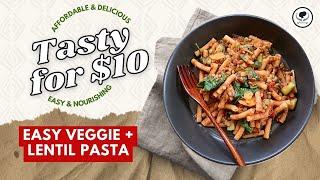 Delicious Vegan Pasta Recipe for Under $10! | Afro-Vegan Society