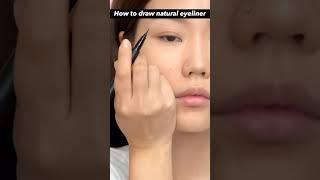 How to draw natural and easy eyeline?