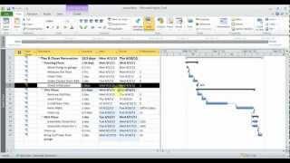 Microsoft Project 2010/2013 pt 1 (Tasks)