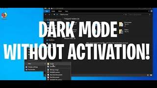 Enable Dark Mode Without Activating Windows 10 & 11