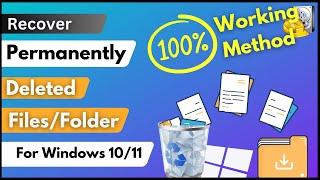 How To Recover Permanently Deleted Files/Folders on Windows 10/11 #recoverfile #computer #windows