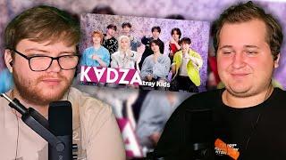 Реакция на [Русская озвучка Kadza] Stray Kids проходя челендж 'Испытание временем' | MTV