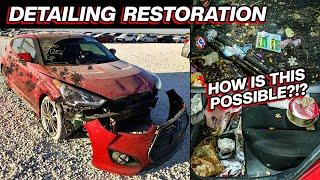 Restoring A Salvage Hyundai Veloster | Car Detailing Restoration