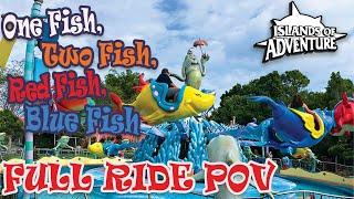 One Fish Two Fish Red Fish Blue Fish - Ride POV - Universal’s Islands of Adventure